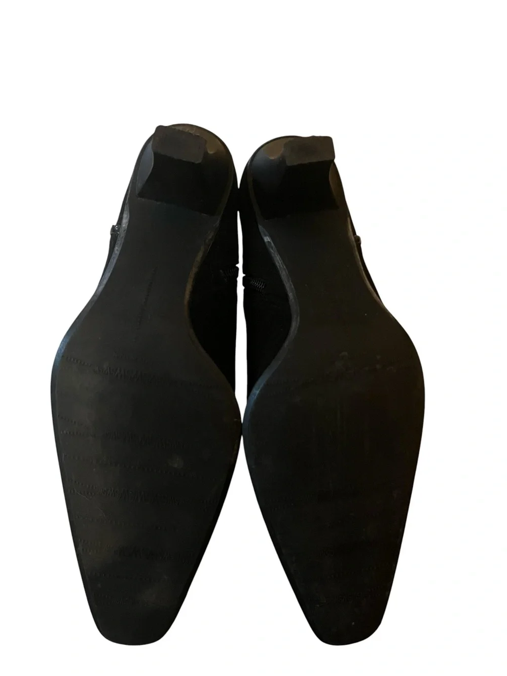 Stuart Weitzman Black Micro-Suede or Gor-Tex Ankle Boots Size 8
